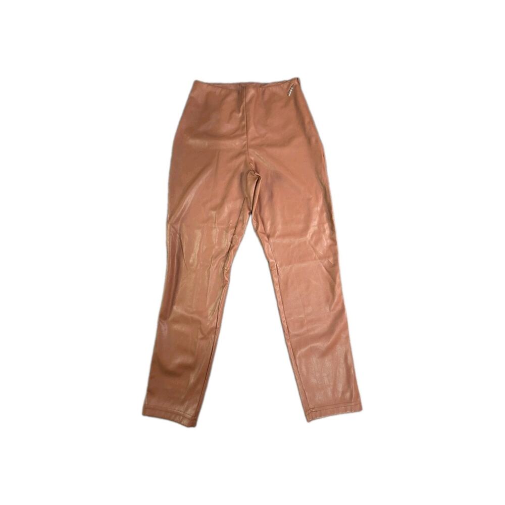 Fabletics Women’s Size L Brown High Rise Ankle Leggings Zipper Stretch C40-1 - Picture 1 of 10